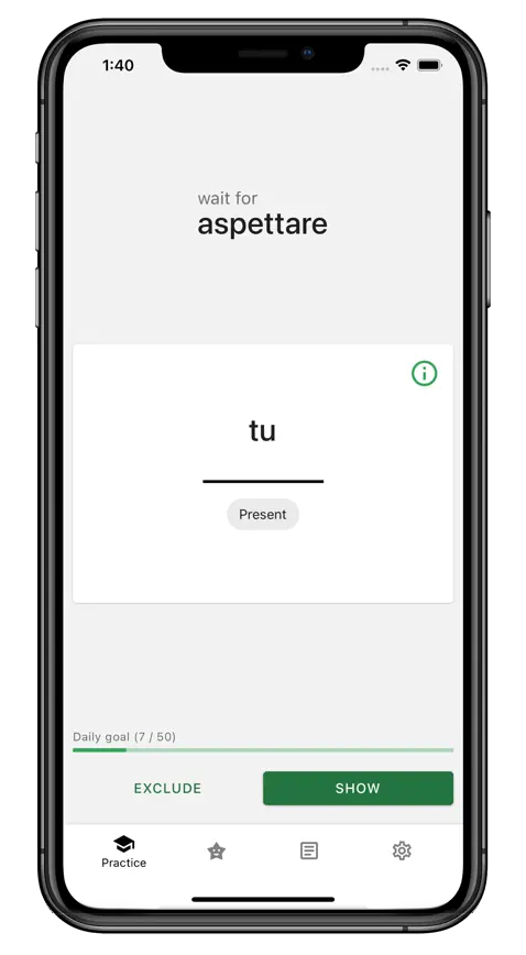 Verbare App Interface